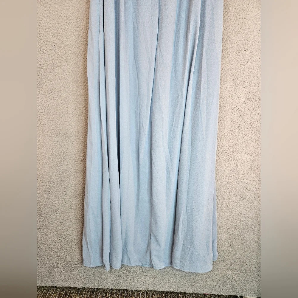 Lulu's Air Of Romance Womens Maxi Formal Dress Sz L Chiffon Wedding - Picture 8 of 14